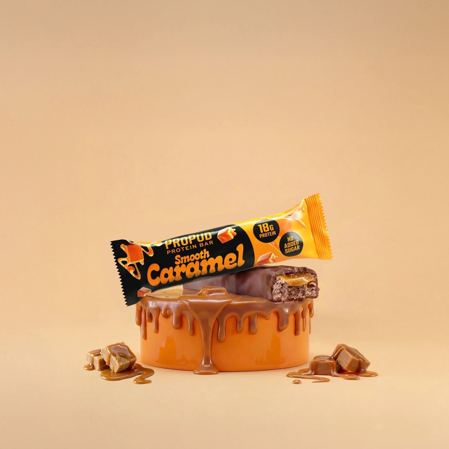 ProPud proteīna batoniņš "smooth caramel" 55g