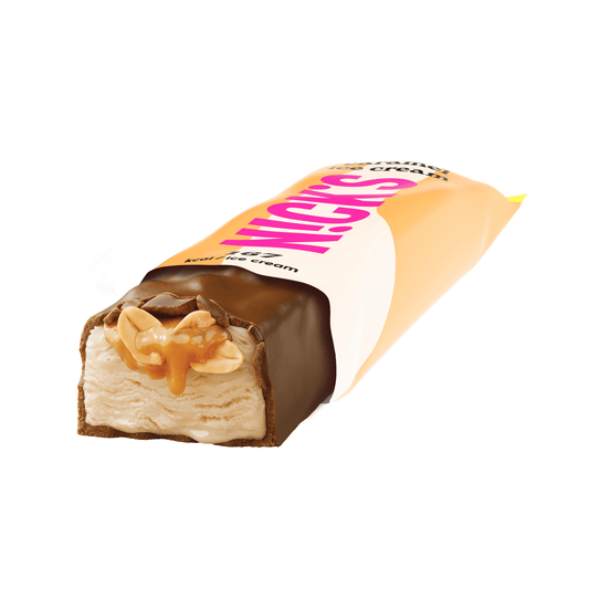 NICK'S ice cream - Jäätis "peanuts & caramel" kast: 36 x 70ml - njom.ee