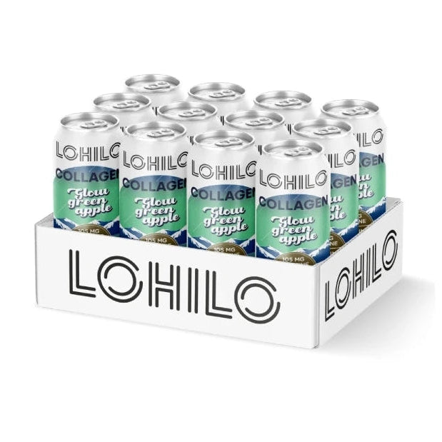 Kollageenijook „spindinti žalia obuolys“ 12 x 330ml