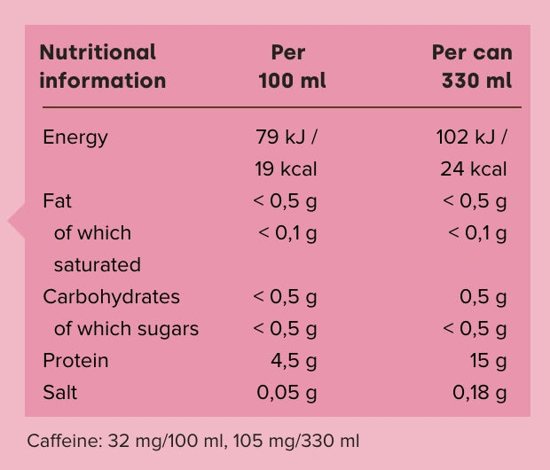 Baltojo persiko skonio baltymų gėrimas 12 x 330ml
