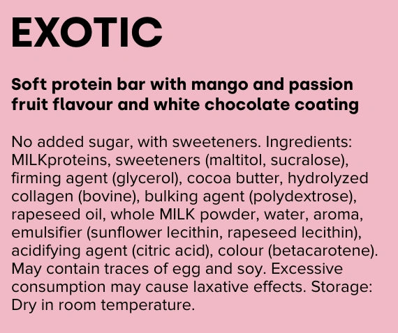 Baltymų batonėlis "egzotiškas" 12 x 55g