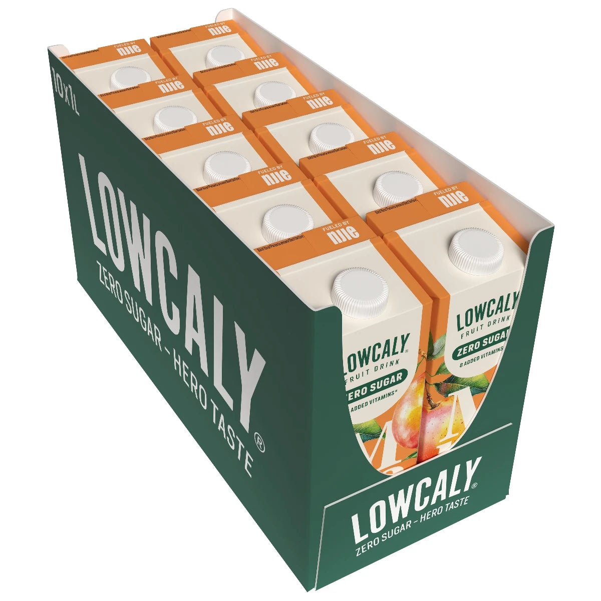 Lowcaly sugarfree fruit drink mango 10 x 1L