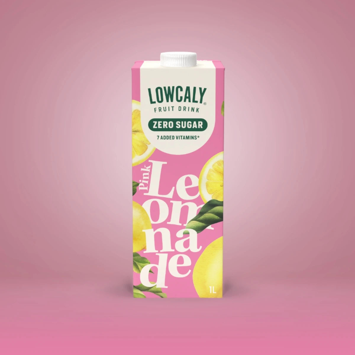 Lowcaly sugarfree fruit drink pink lemonade 10 x 1L