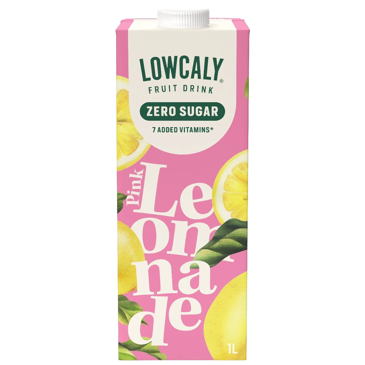 Lowcaly sugarfree fruit drink pink lemonade 10 x 1L