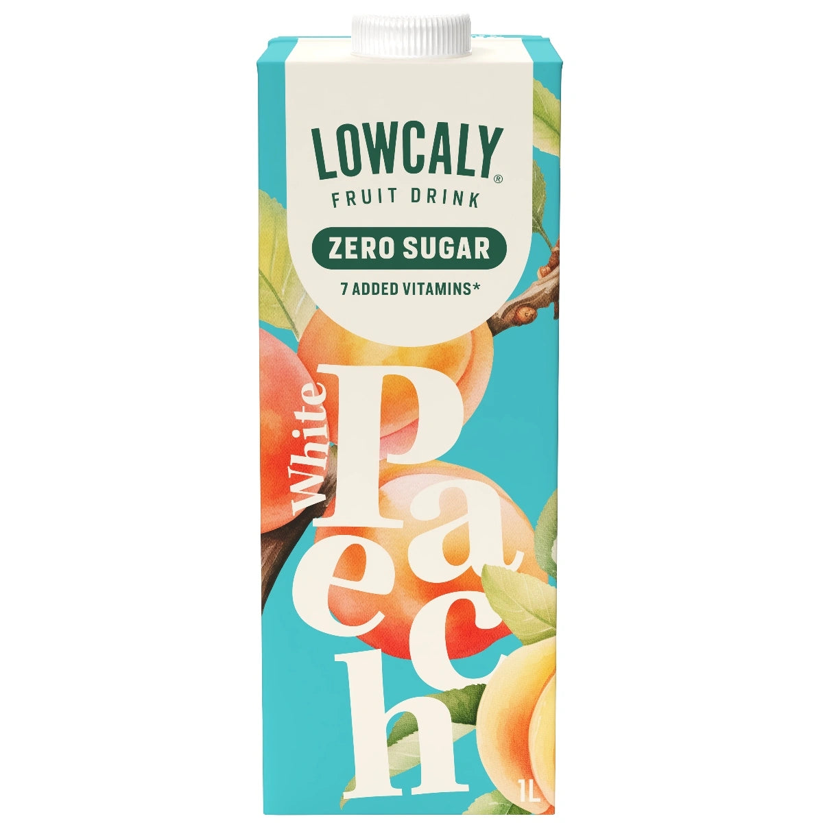 Lowcaly sugar-free fruit drink "white peach" 1L