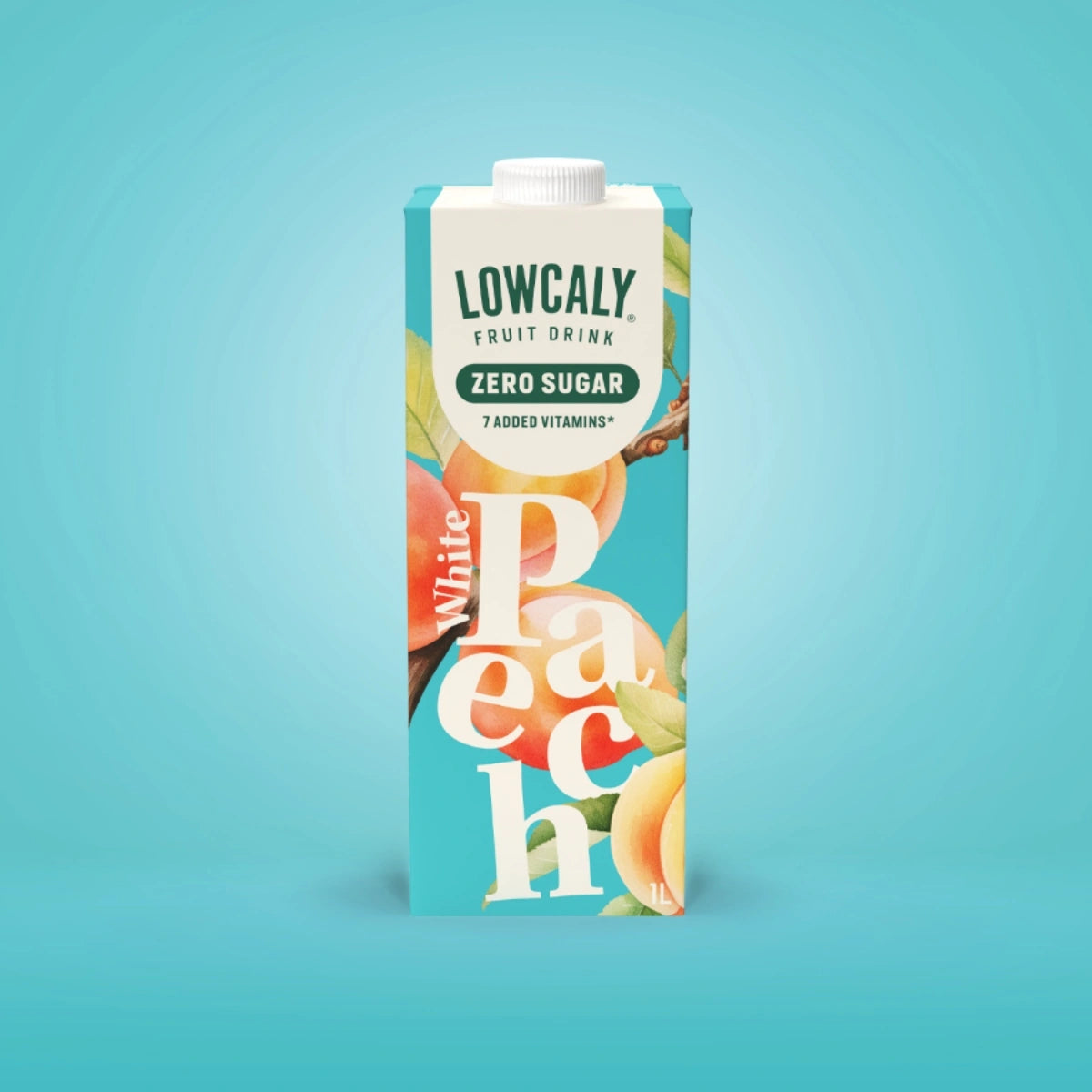 Lowcaly sugar-free fruit drink "white peach" 1L