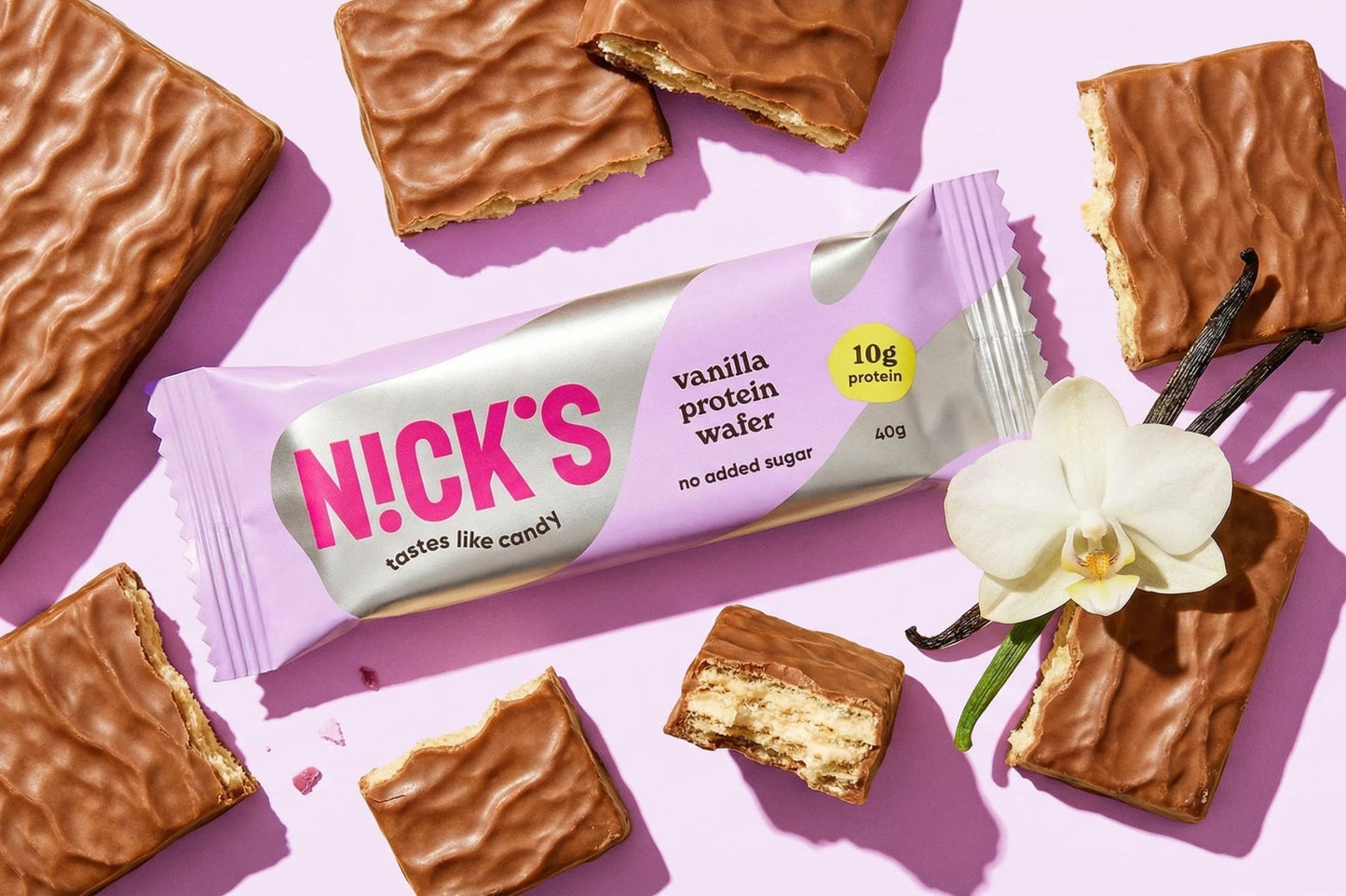 Protein wafer vanilla 24 x 40g