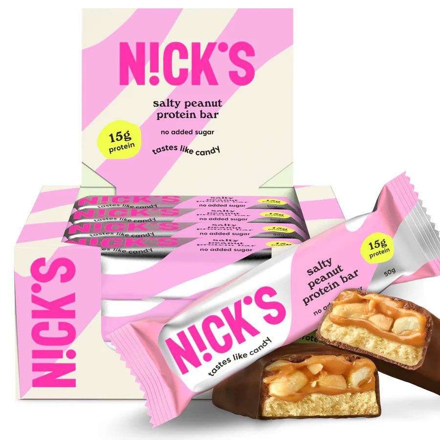 NICK'S Salty Peanut Protein Bar Box of 12