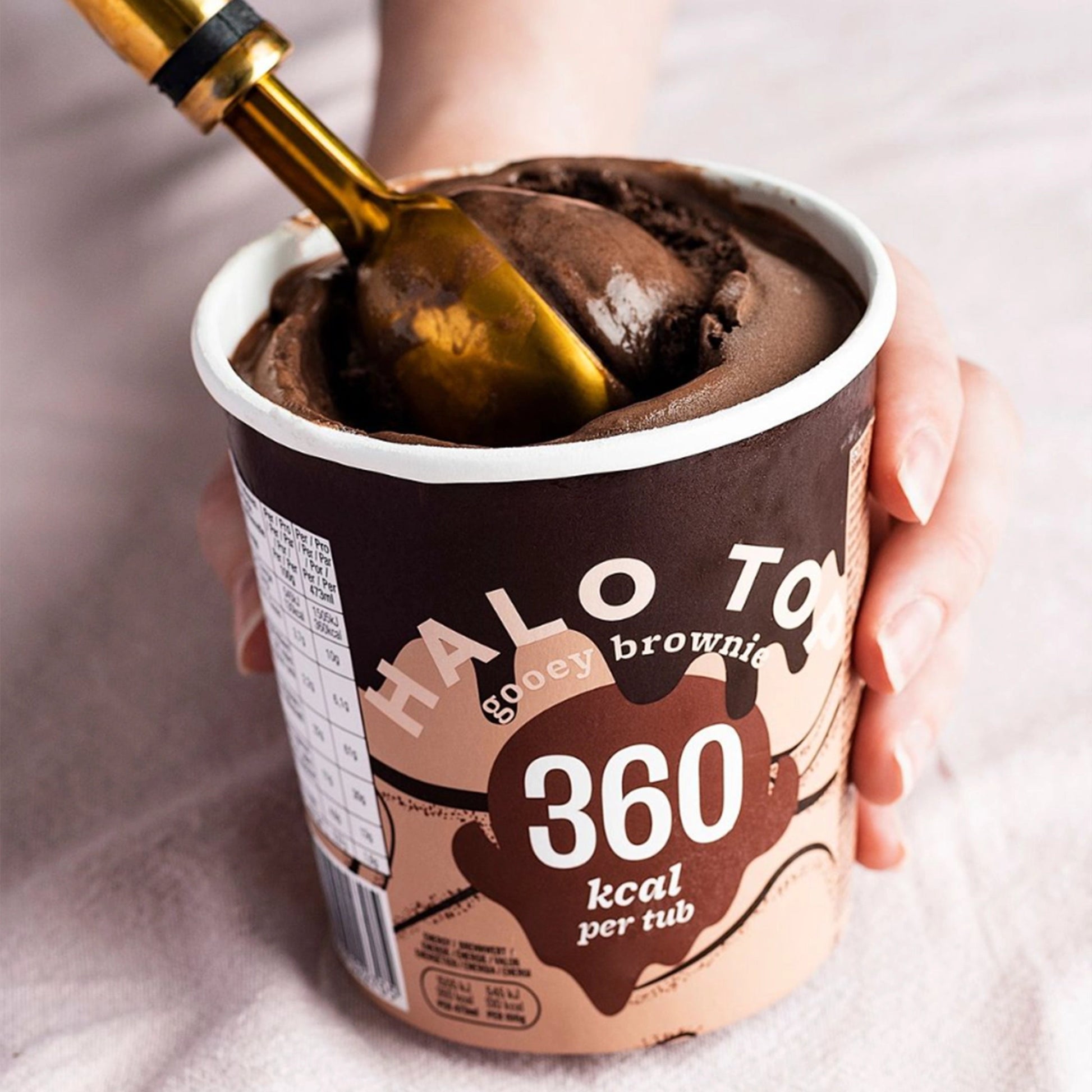 Halo Top-Jäätis ''gooey brownie'' 8 x 473ml - njom.ee